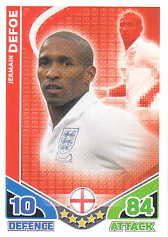 Jermain Defoe England 2010 World Cup Match Attax #77